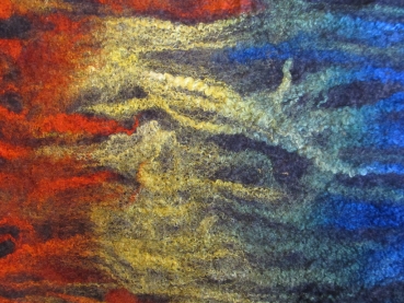 Preview: Kammzug Maulbeerseide Regenbogen 10g